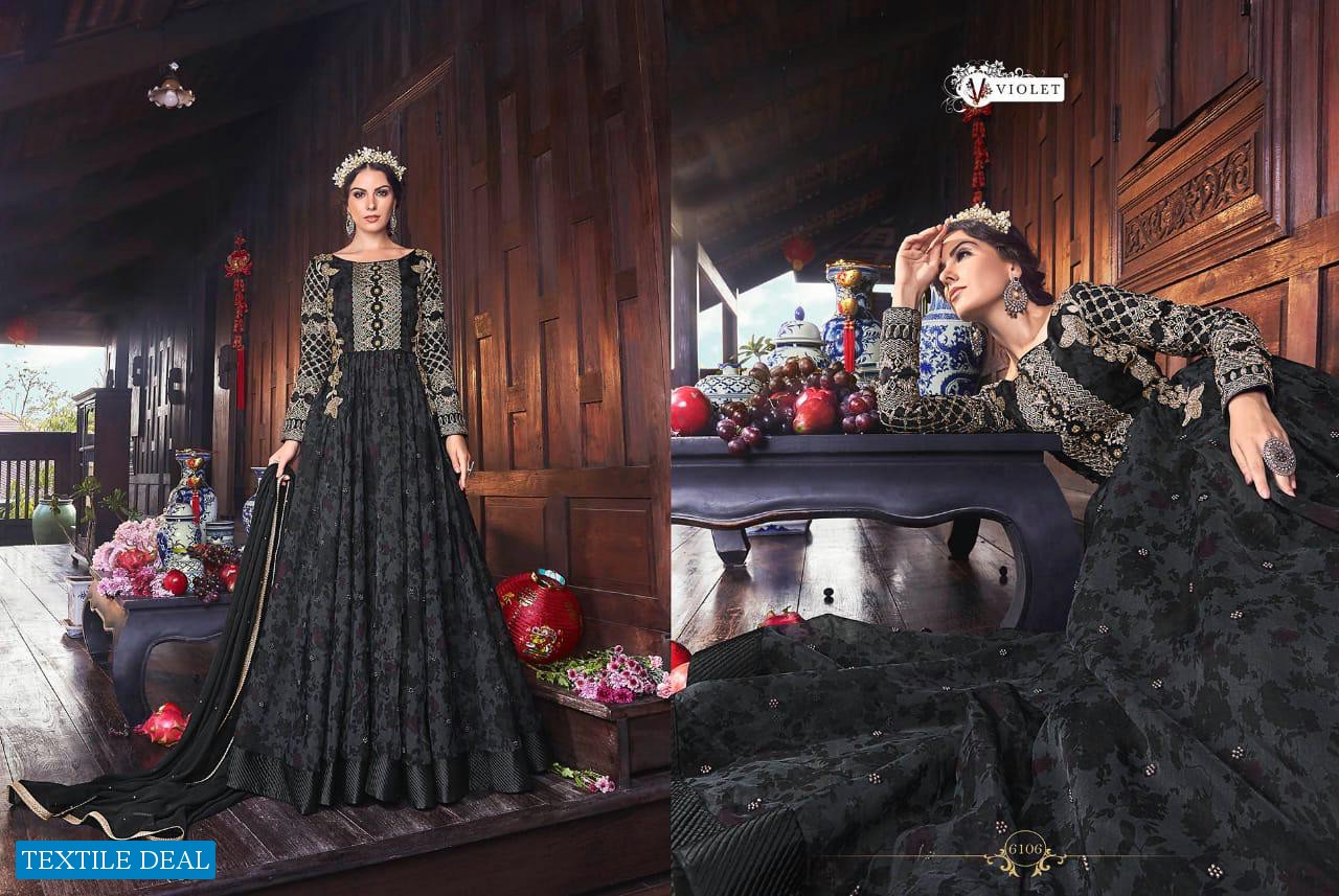 SWAGAT SNOW WHITE SILK 6101-6111 SERIES BRIDAL WEDDING AND PARTY WEAR INDIAN DRESSES