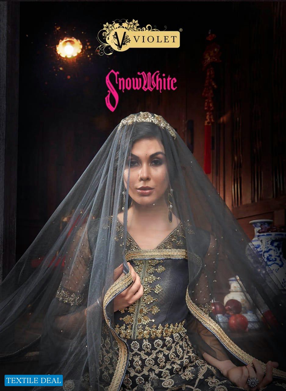 SWAGAT SNOW WHITE SILK 6101-6111 SERIES BRIDAL WEDDING AND PARTY WEAR INDIAN DRESSES