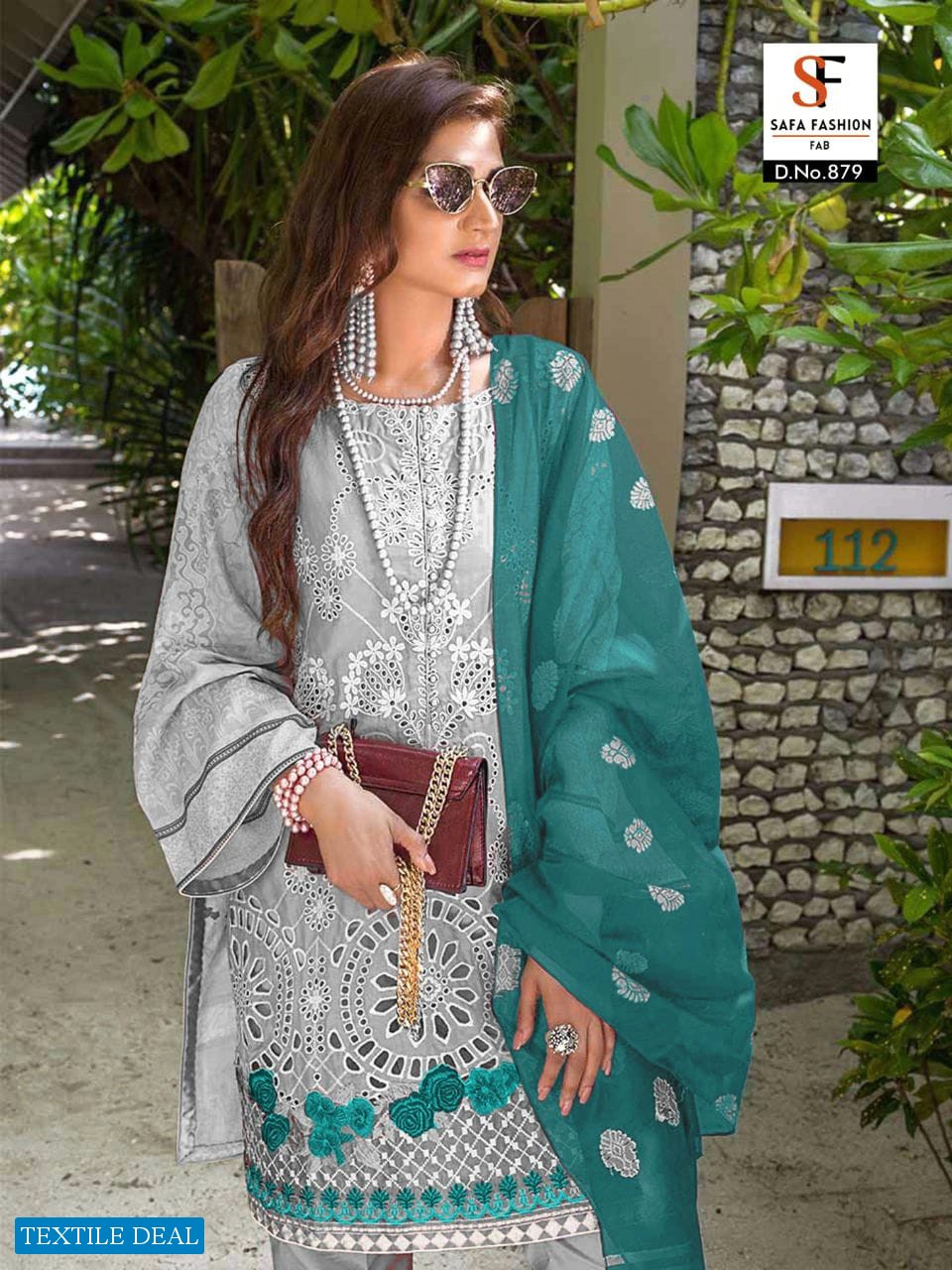 Safa Fashion SF-879 Wholesale Pakistani Concept Dress