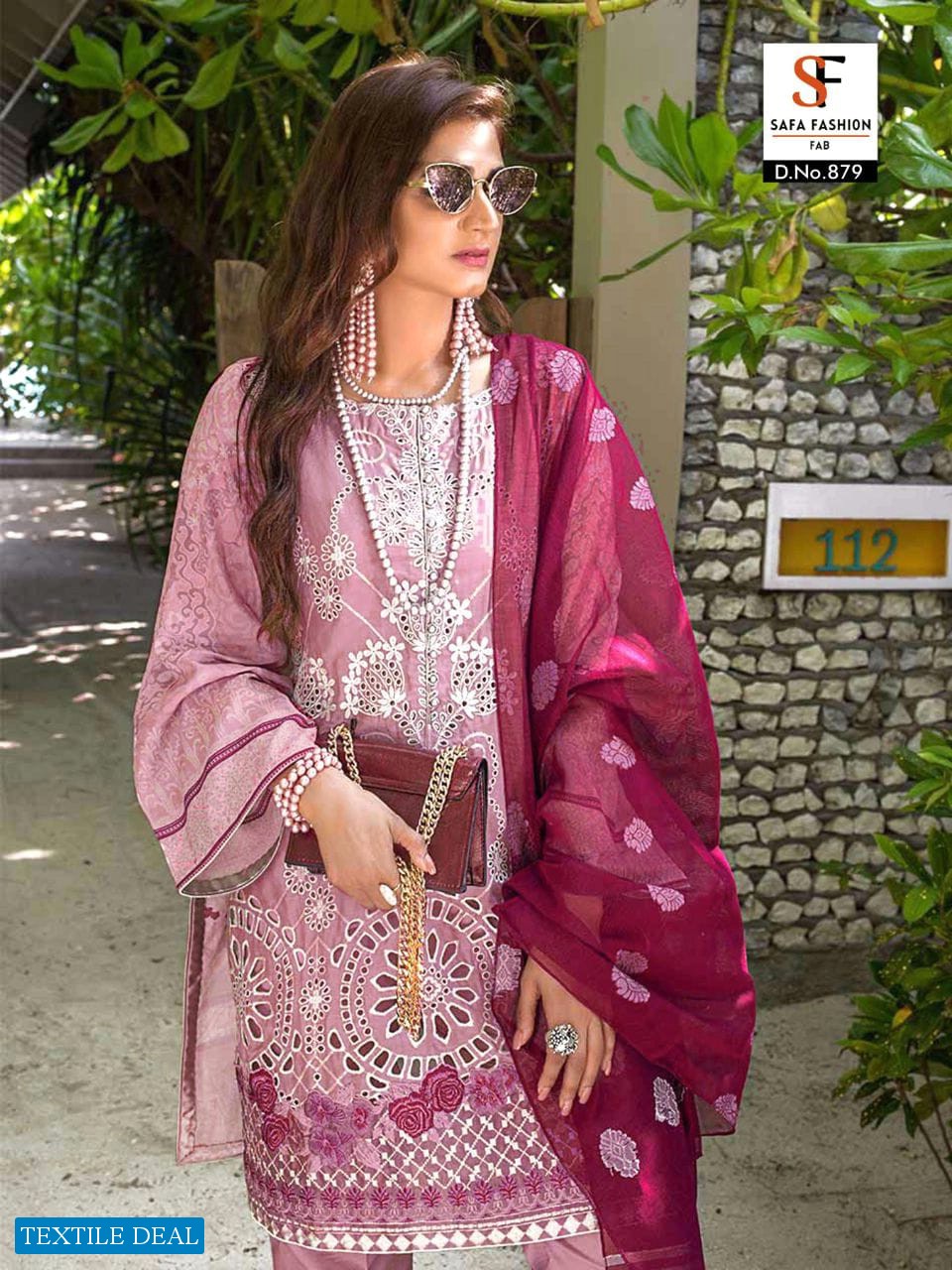 Safa Fashion SF-879 Wholesale Pakistani Concept Dress