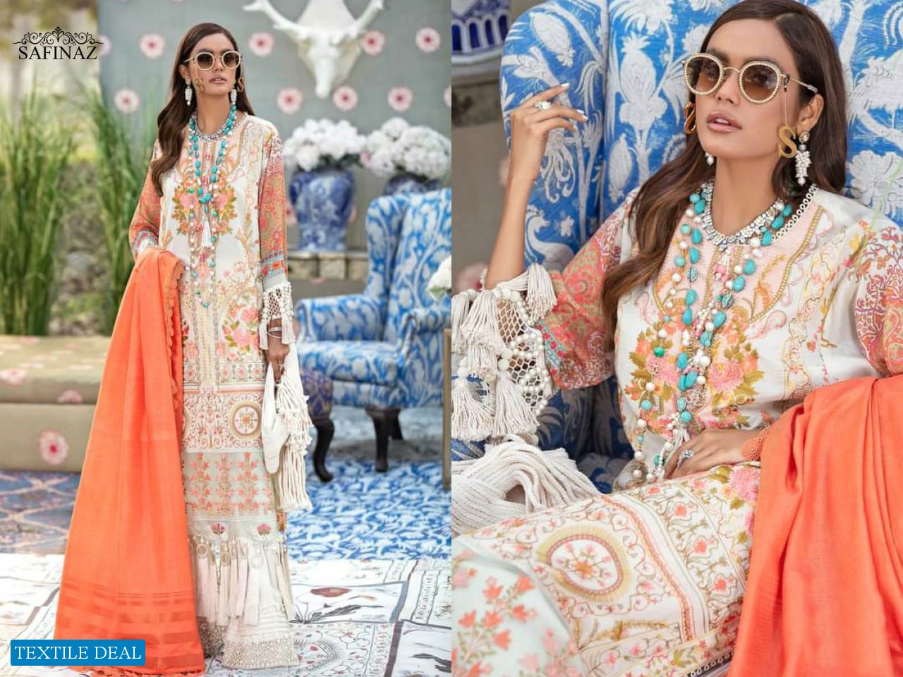 Safinaz Sana Safinaz Wholesale Pure Cambric Cotton Pakistani Concept Dress
