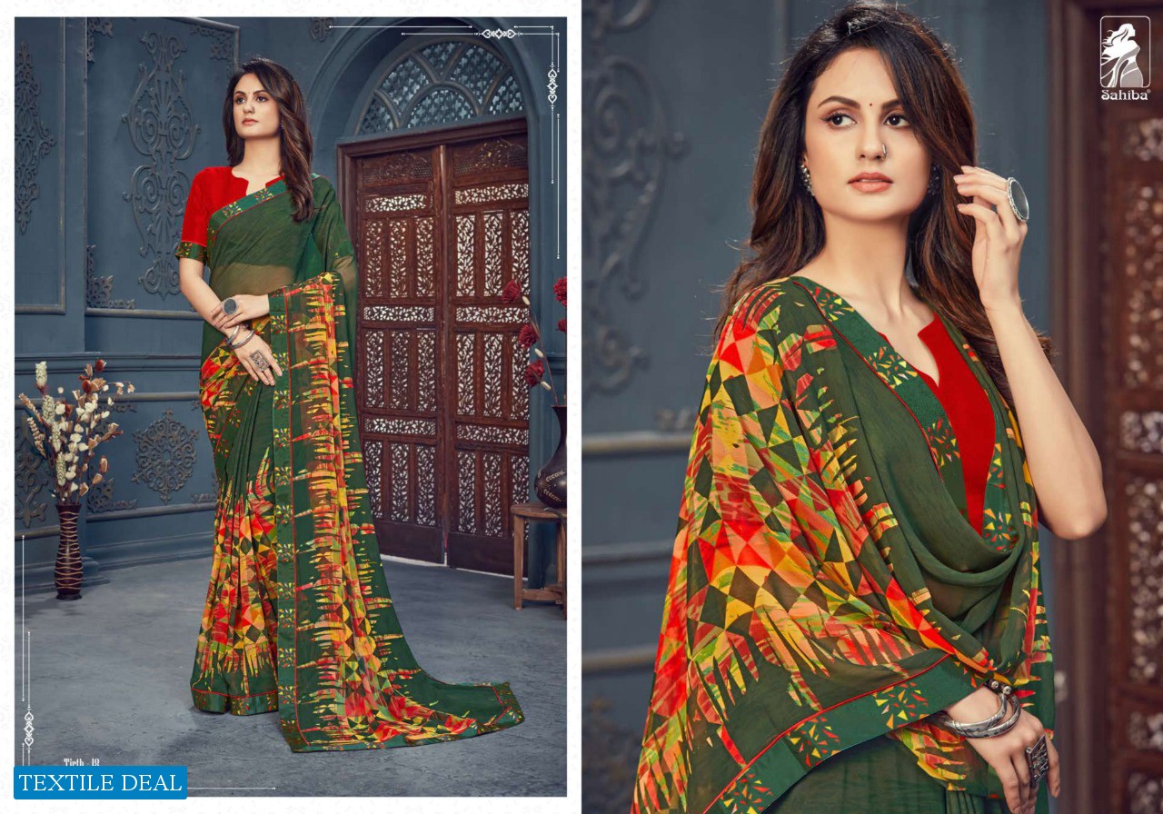 Sahiba Tirth Wholesale Casual Fancy Border Sarees