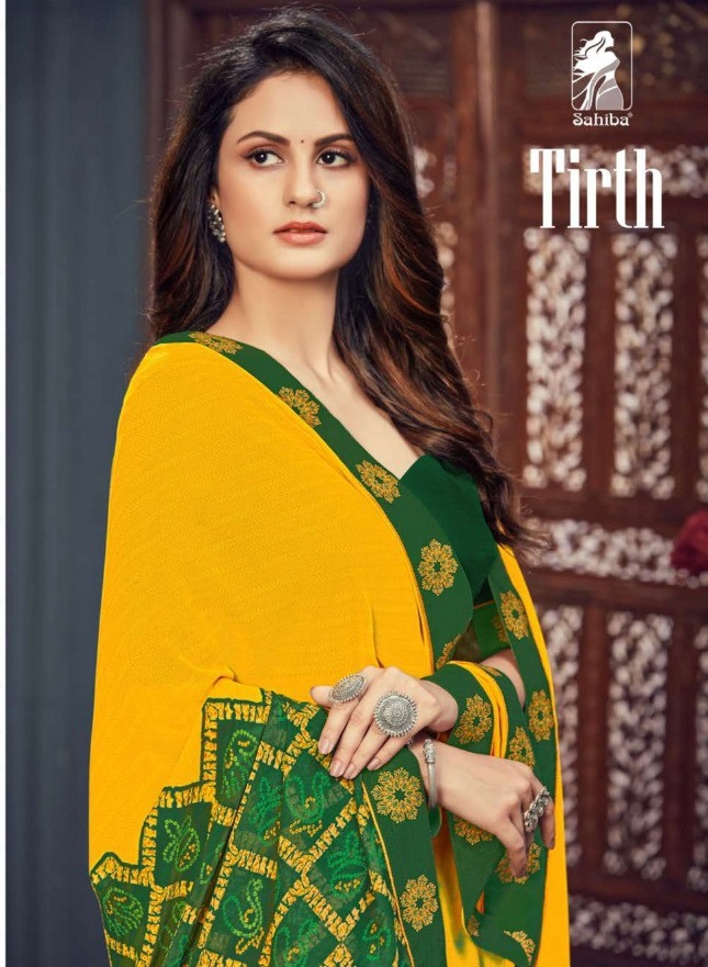 Sahiba Tirth Wholesale Casual Fancy Border Sarees