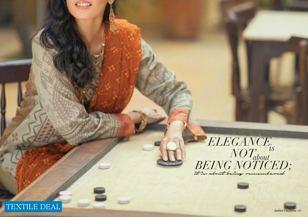 Salitex Faustina Lawn With Print Embroidery Dupatta