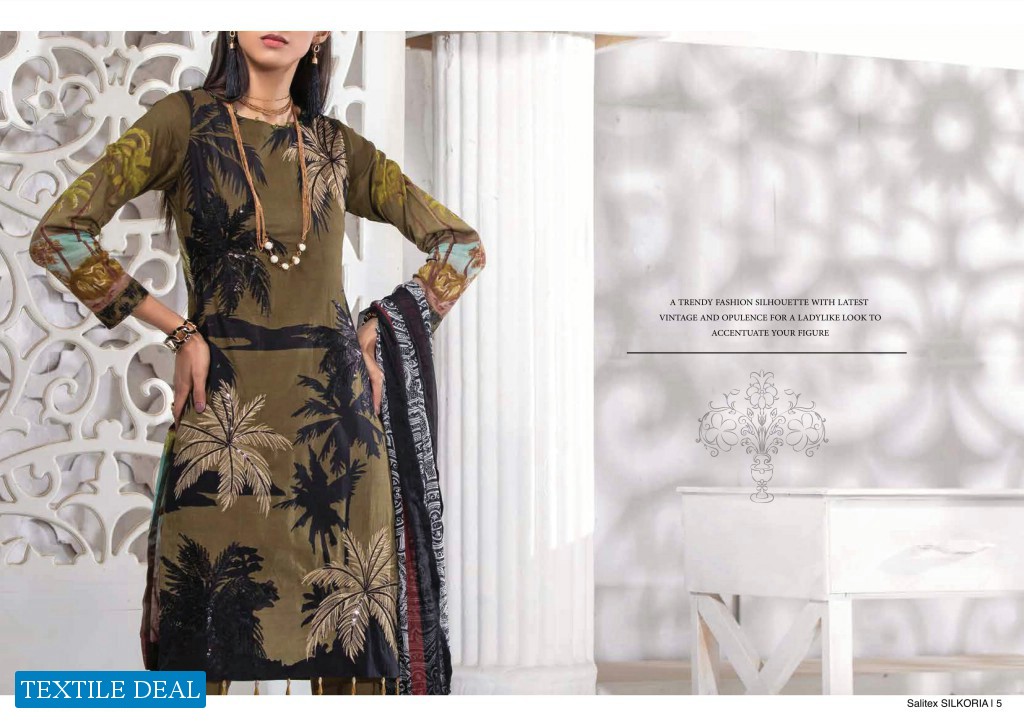 Salitex Silkoria Summer lawn Embroidered Collection 2020