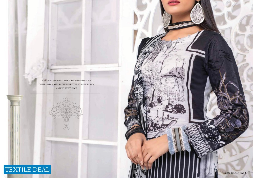Salitex Silkoria Summer lawn Embroidered Collection 2020