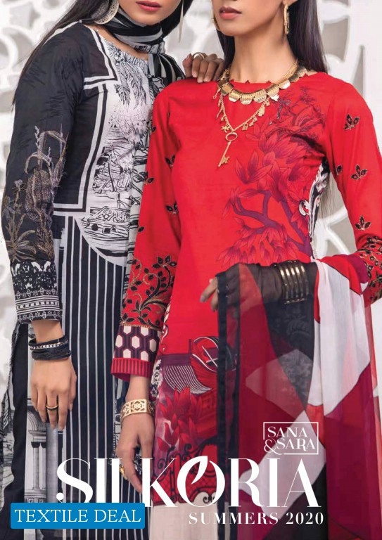 Salitex Silkoria Summer lawn Embroidered Collection 2020