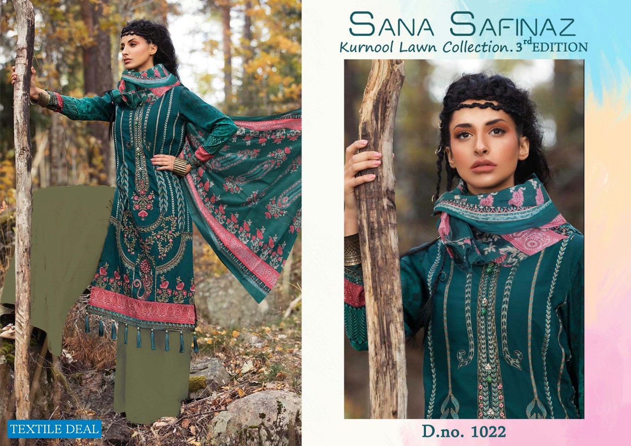 Sana Safinaz Kurnool Lawn Collection Vol-3 Wholesale Dress Material