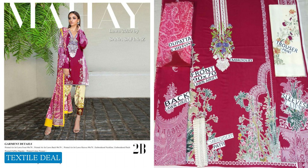 Sana Safinaz Mahay Master Replica Wholesale Pakistani Suits