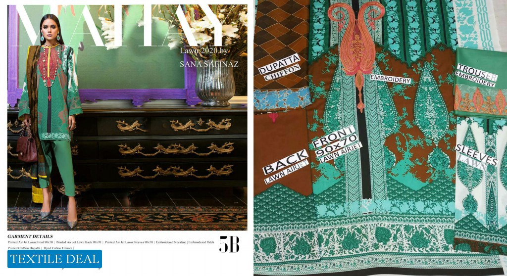 Sana Safinaz Mahay Master Replica Wholesale Pakistani Suits