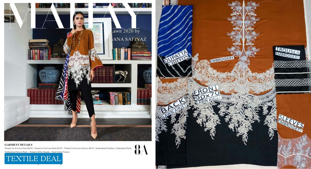 Sana Safinaz Mahay Master Replica Wholesale Pakistani Suits