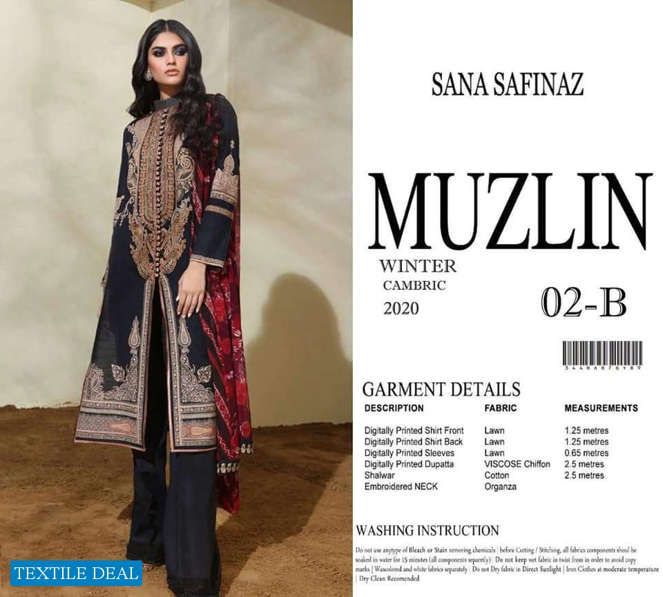 Sana Safinaz Muzlin Pakistani Master Replica Salwar Kameez