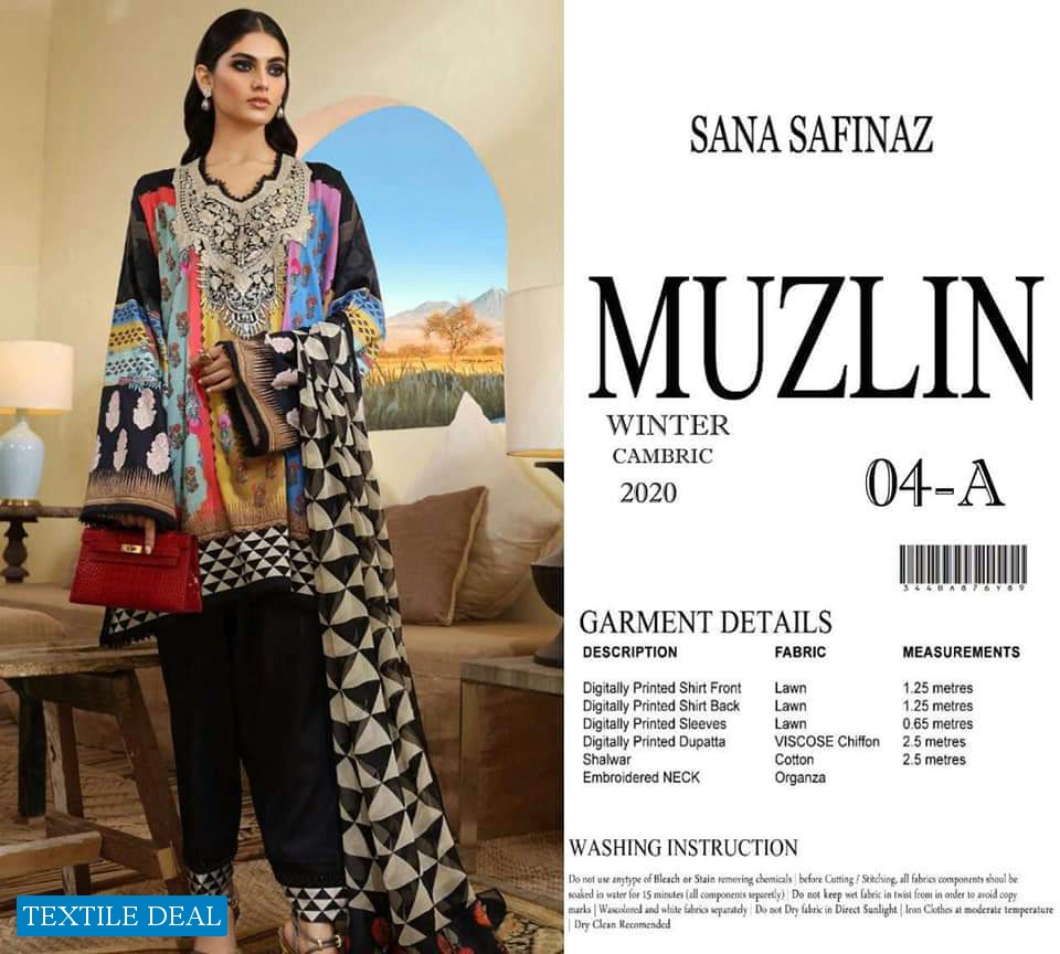 Sana Safinaz Muzlin Pakistani Master Replica Salwar Kameez