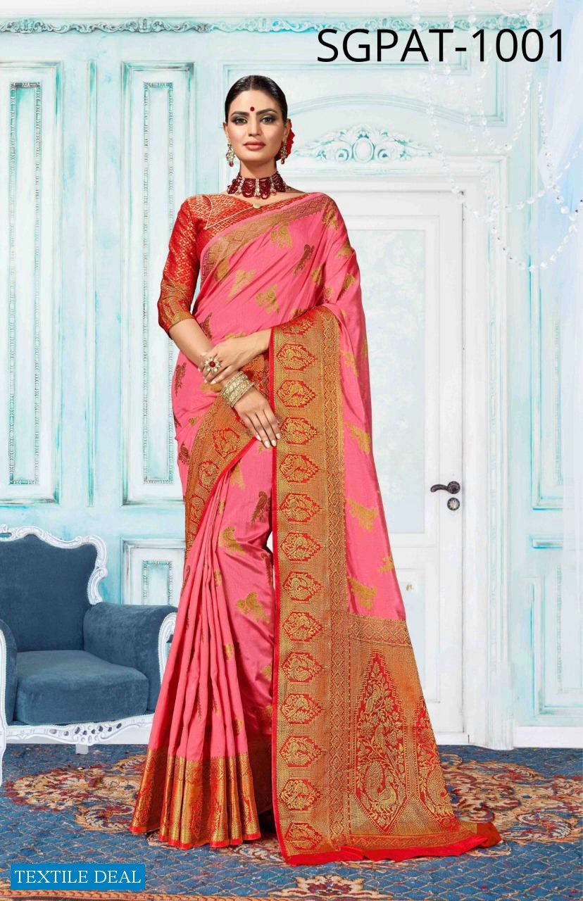 Sangam Patto Jari Silk Wholesale Shopping Ethnic Sarees