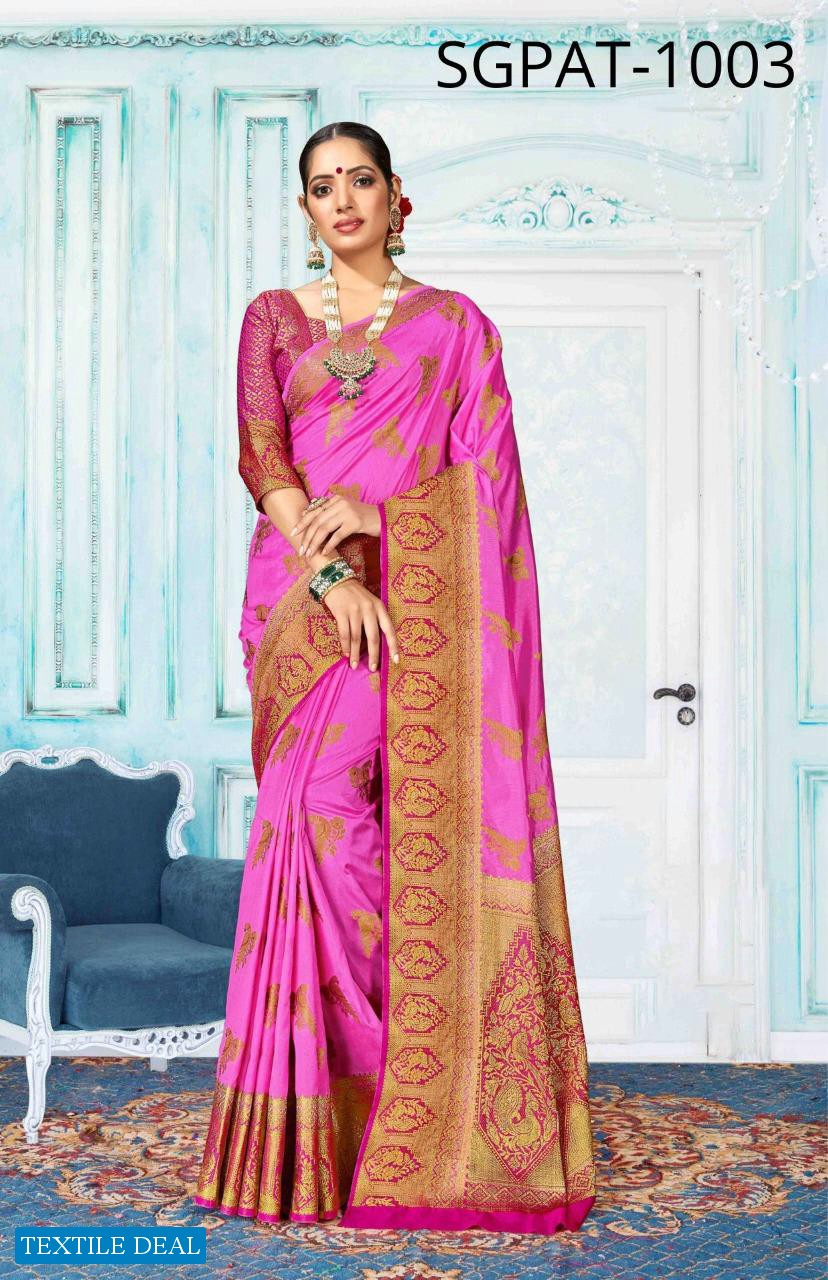 Sangam Patto Jari Silk Wholesale Shopping Ethnic Sarees