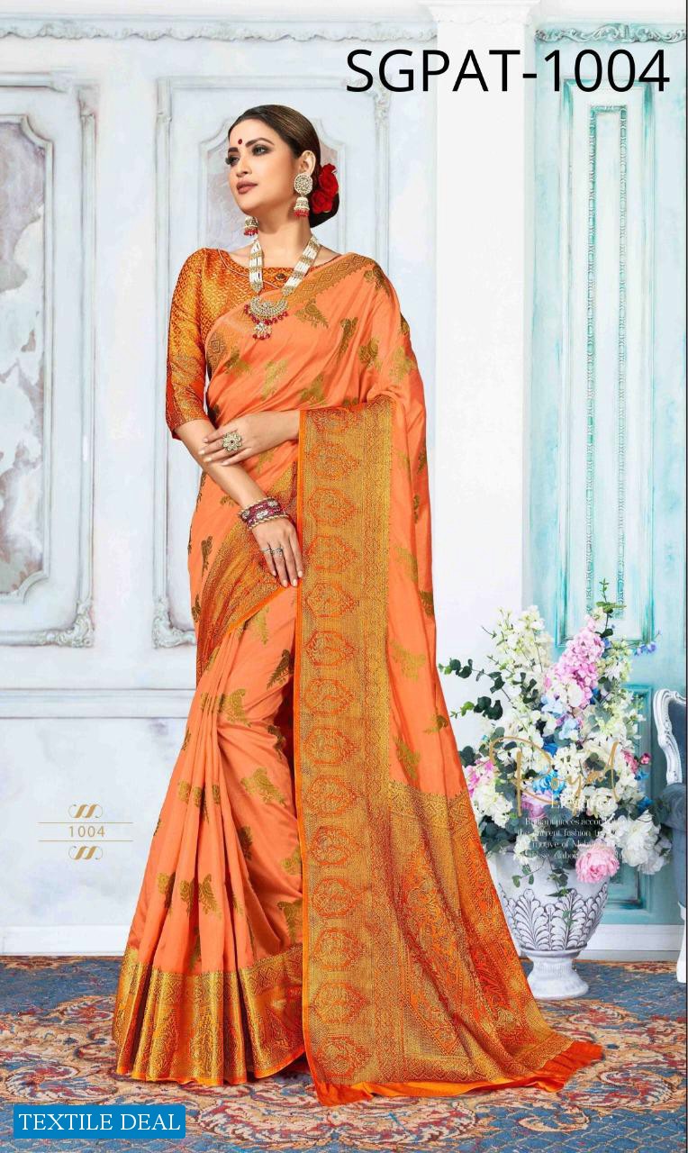Sangam Patto Jari Silk Wholesale Shopping Ethnic Sarees