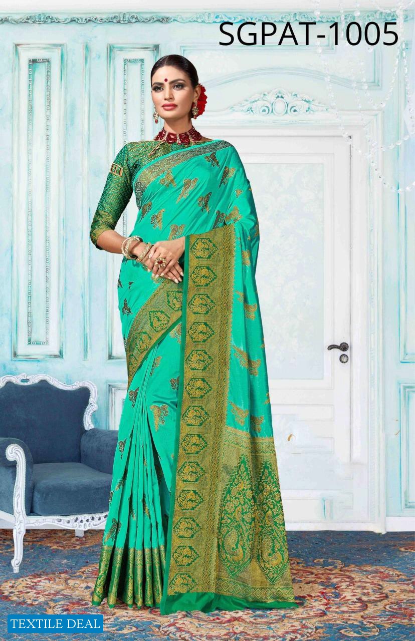Sangam Patto Jari Silk Wholesale Shopping Ethnic Sarees