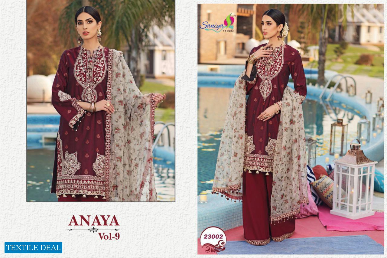 Saniya Anaya-9 premium Lawn Pakistani Concept Catalog