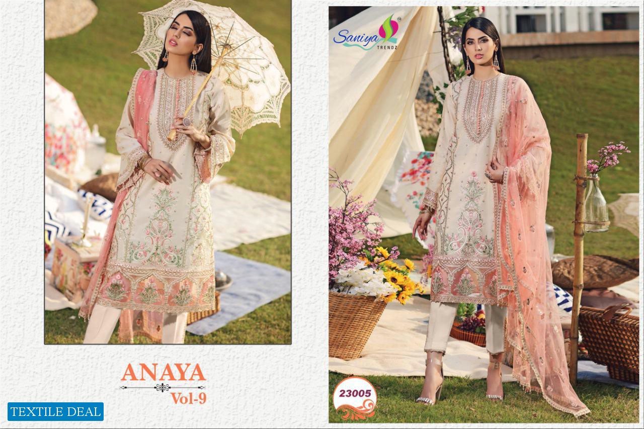 Saniya Anaya-9 premium Lawn Pakistani Concept Catalog