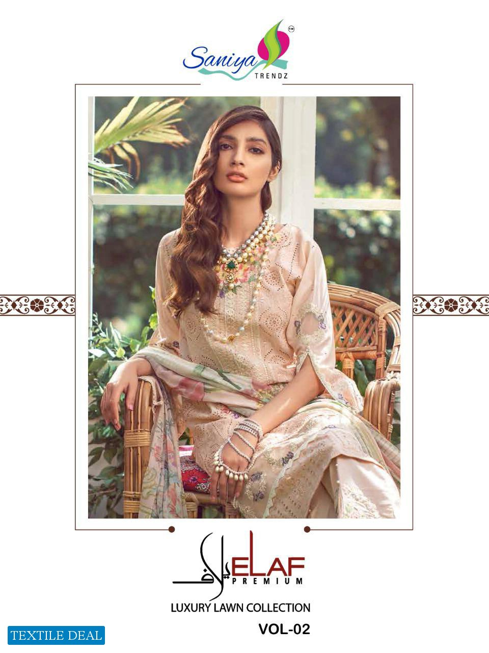 Saniya Elaaf Vol-2 Wholesale Pakistani Concept Dress Material