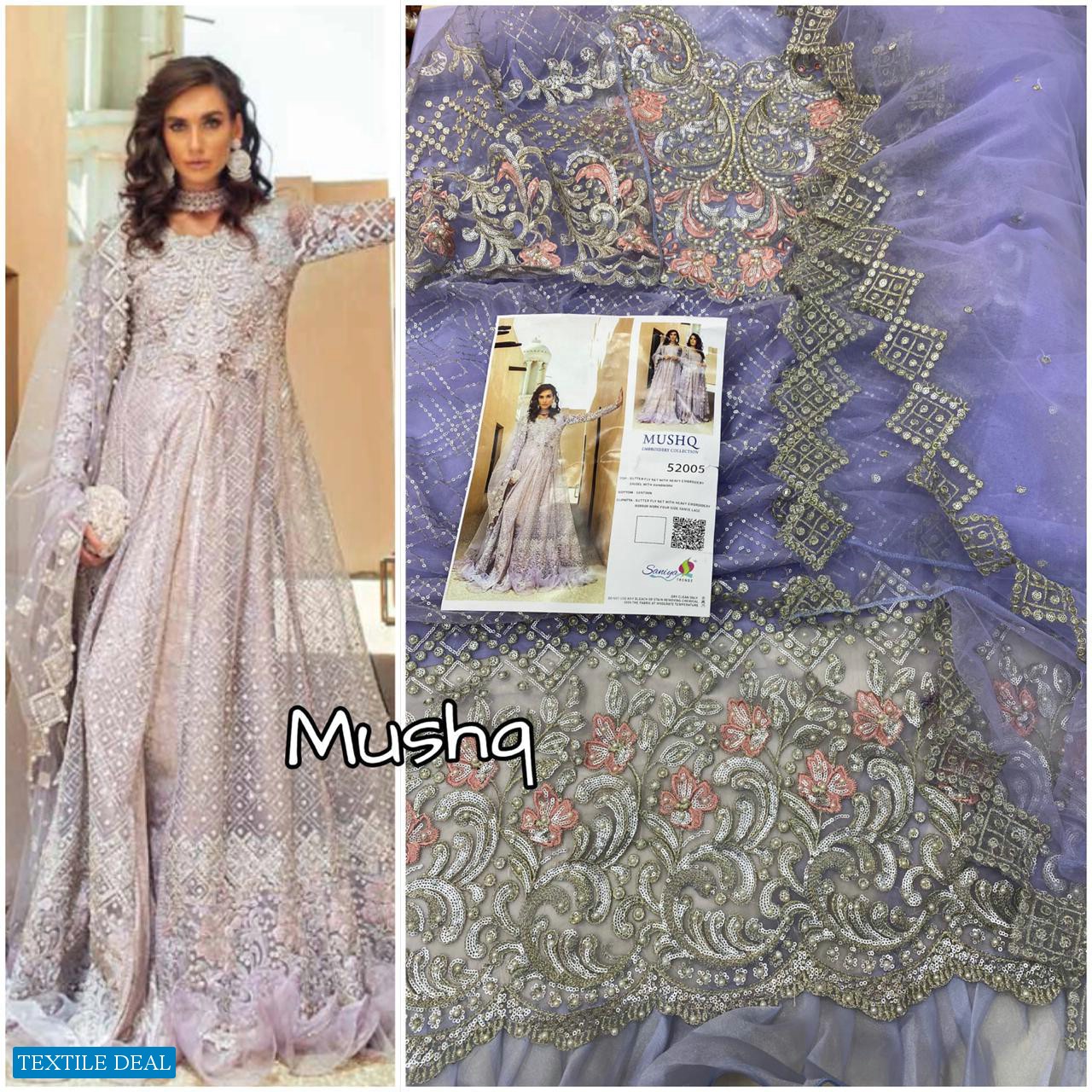 Saniya Mushq Wholesale Bridal Pakistani Salwar Kameez