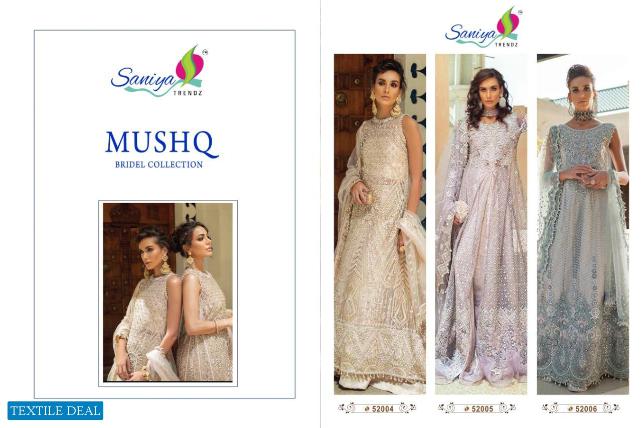 Saniya Mushq Wholesale Bridal Pakistani Salwar Kameez