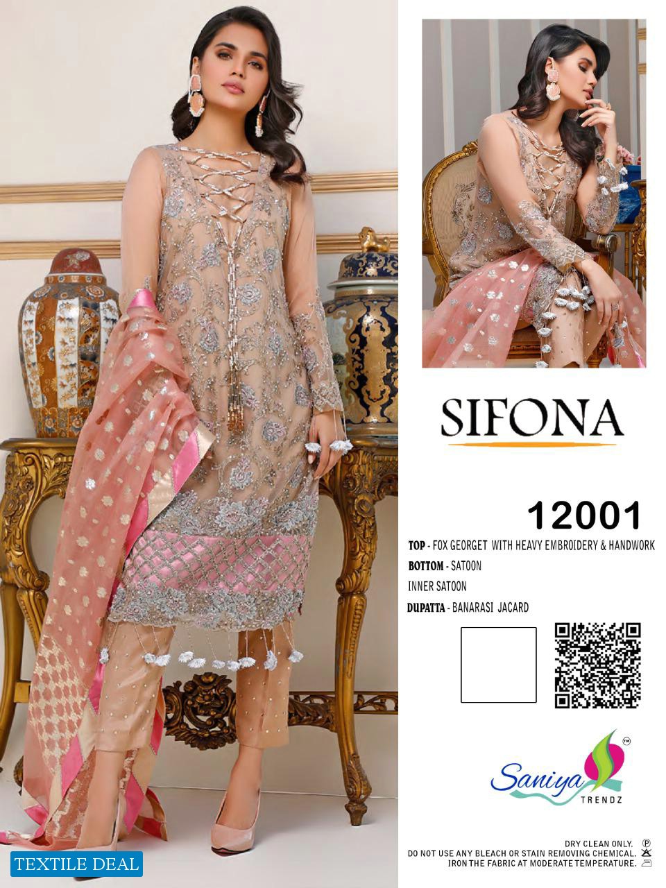 Saniya Sifona Wholesale Pakistani Concept Dress Material