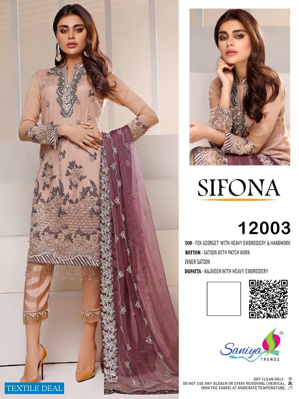Saniya Sifona Wholesale Pakistani Concept Dress Material