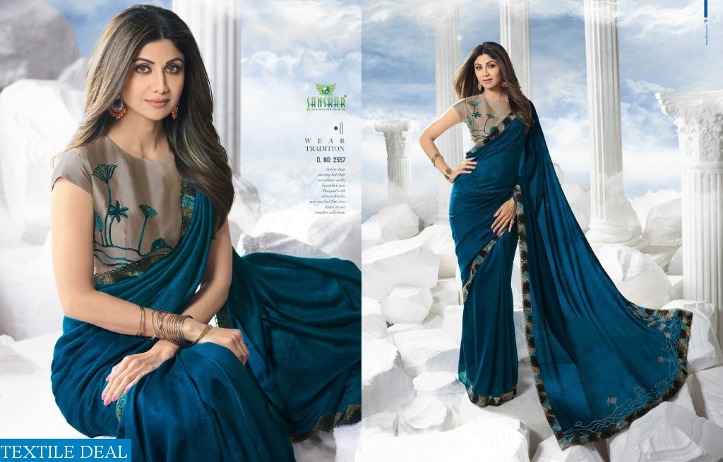 Sanskar Shilpa Vol-5 Wholesale Shilpa Shetty Sarees