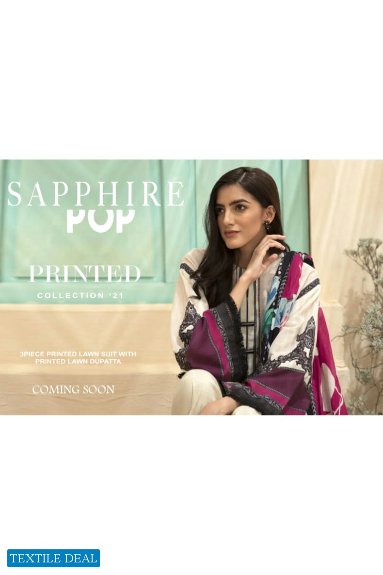 Sapphire Pop Lawn Vol-1 2021 Wholesale Pakistani Suits