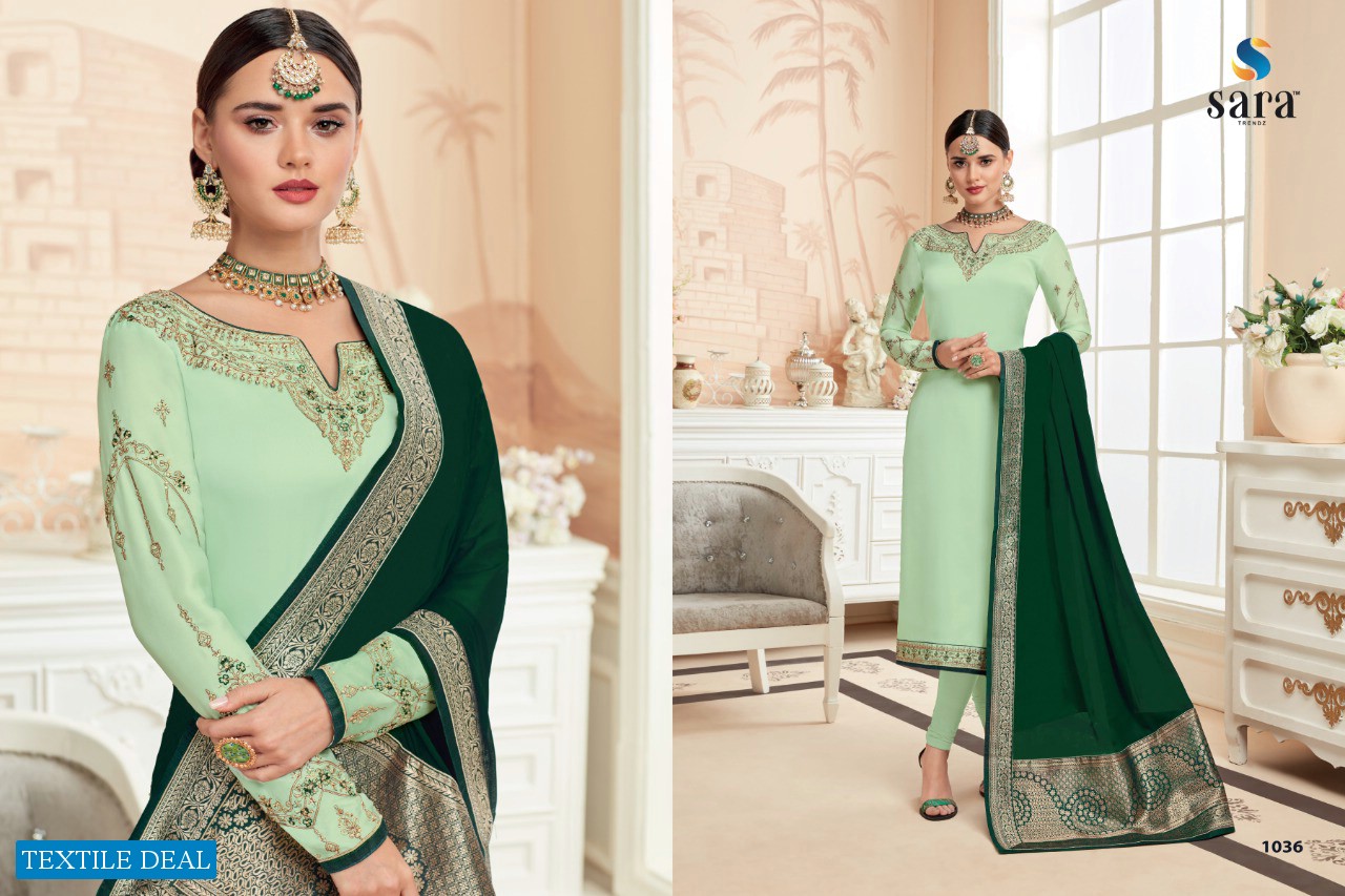 Sara Trendz Eliza Wholesale Straight Salwar Suits