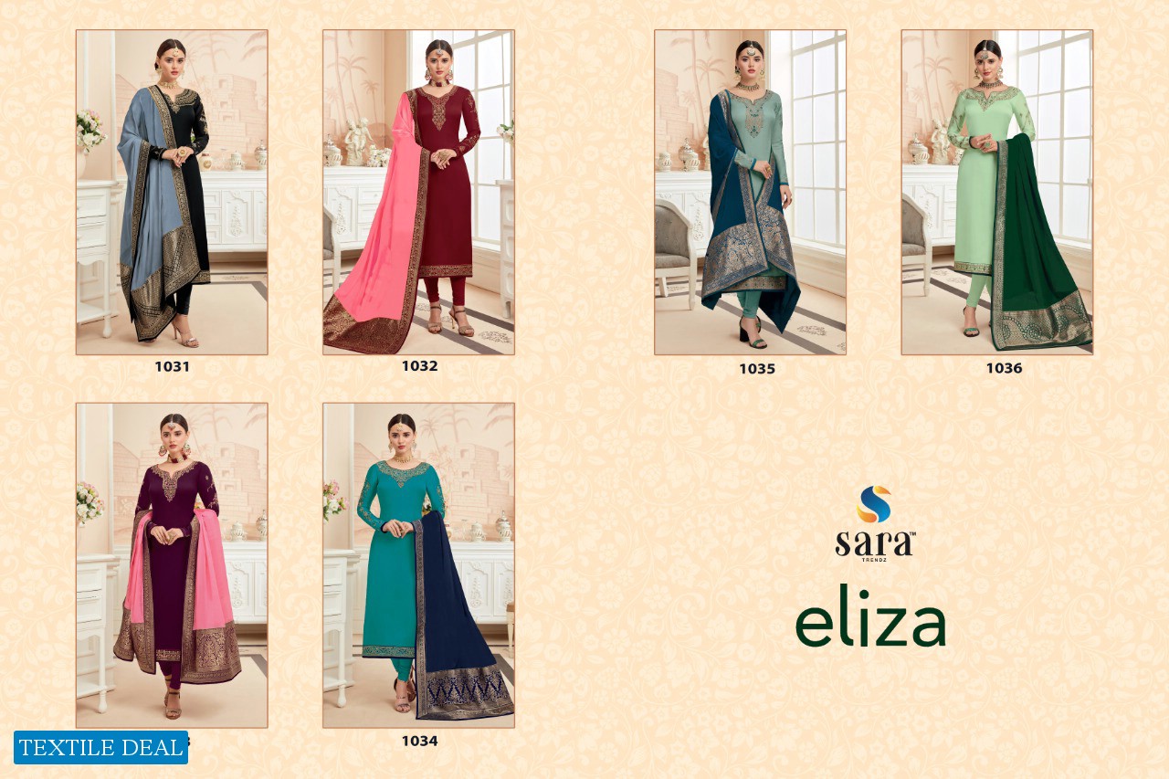 Sara Trendz Eliza Wholesale Straight Salwar Suits