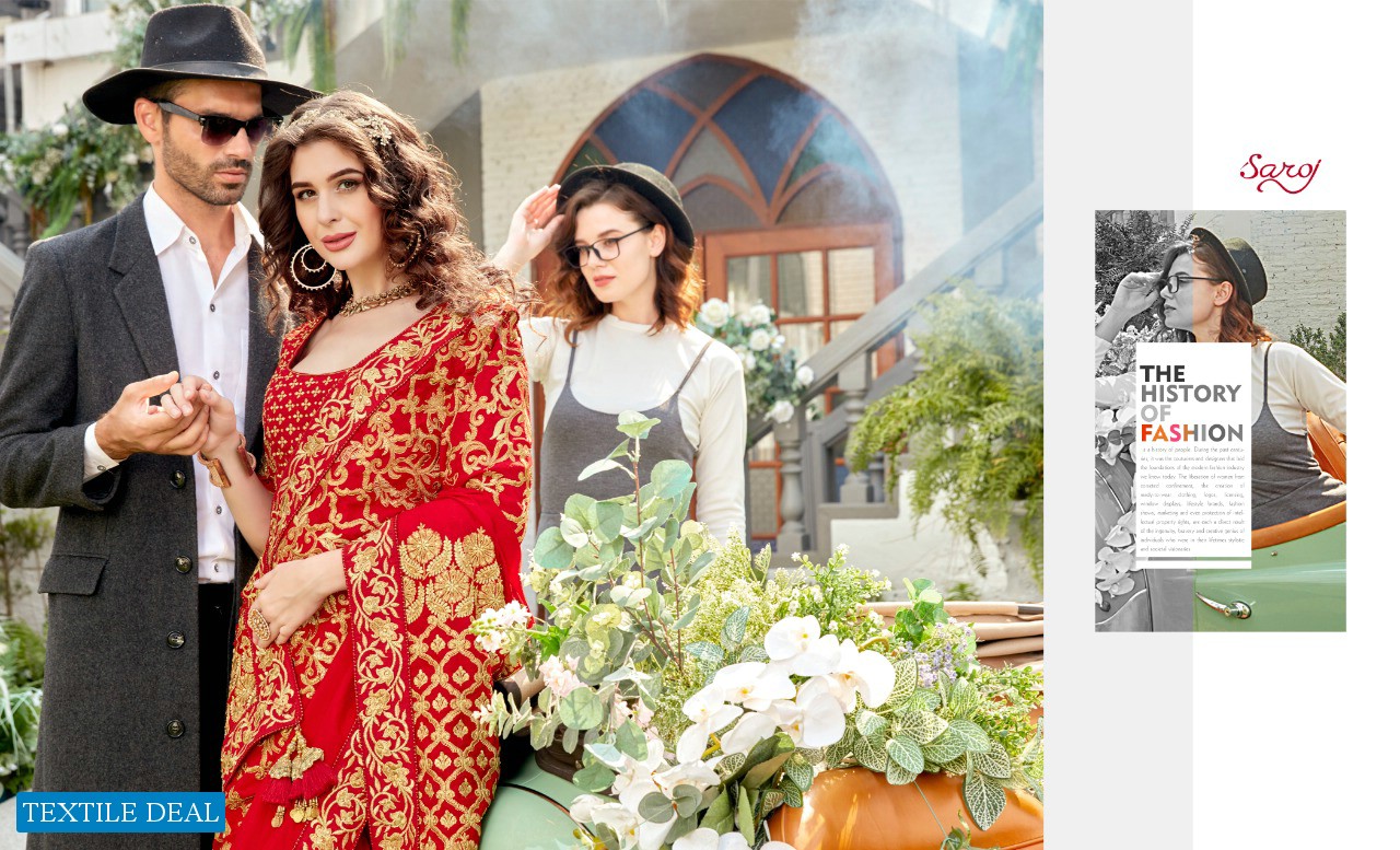 Saroj Libaas Wholesale Heavy Fabrics Ethnic Saree