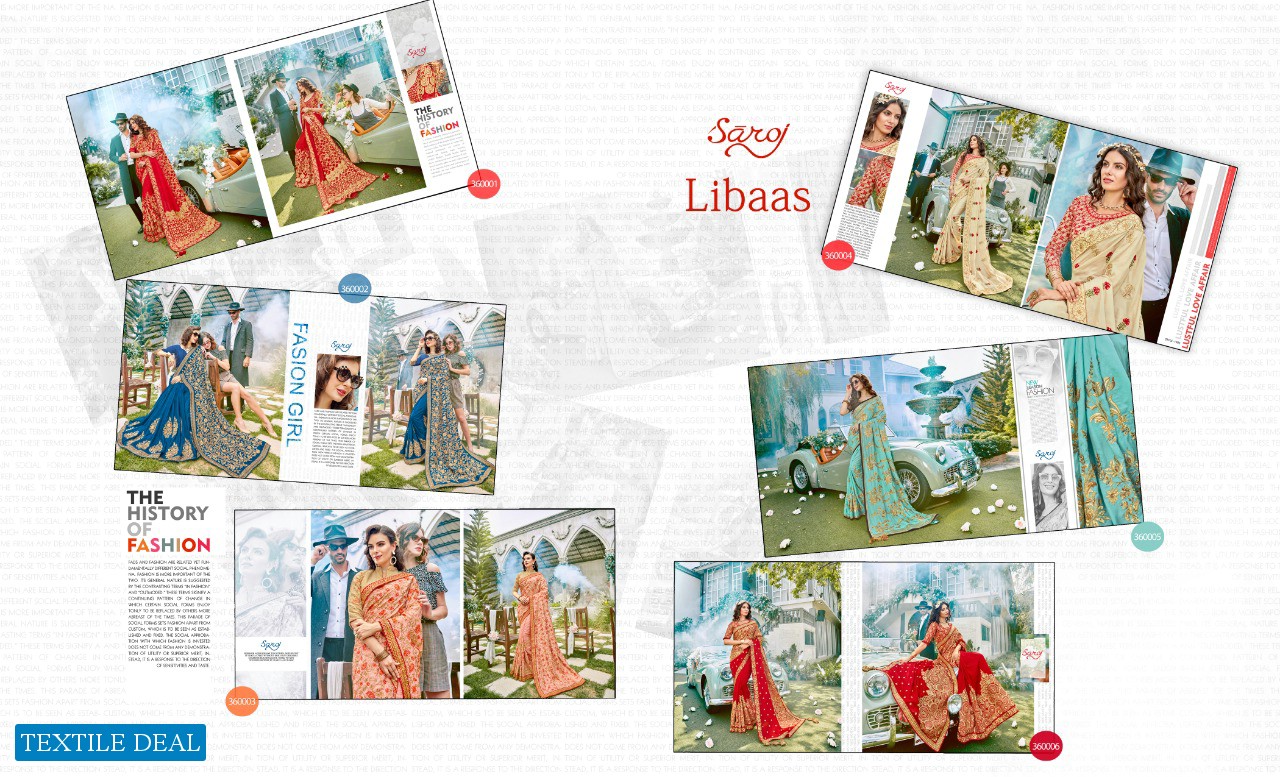 Saroj Libaas Wholesale Heavy Fabrics Ethnic Saree