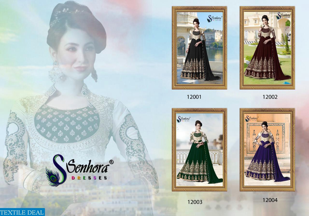 Senhora Bella VOl-12 Wholesale Designer Anarkali Dresses