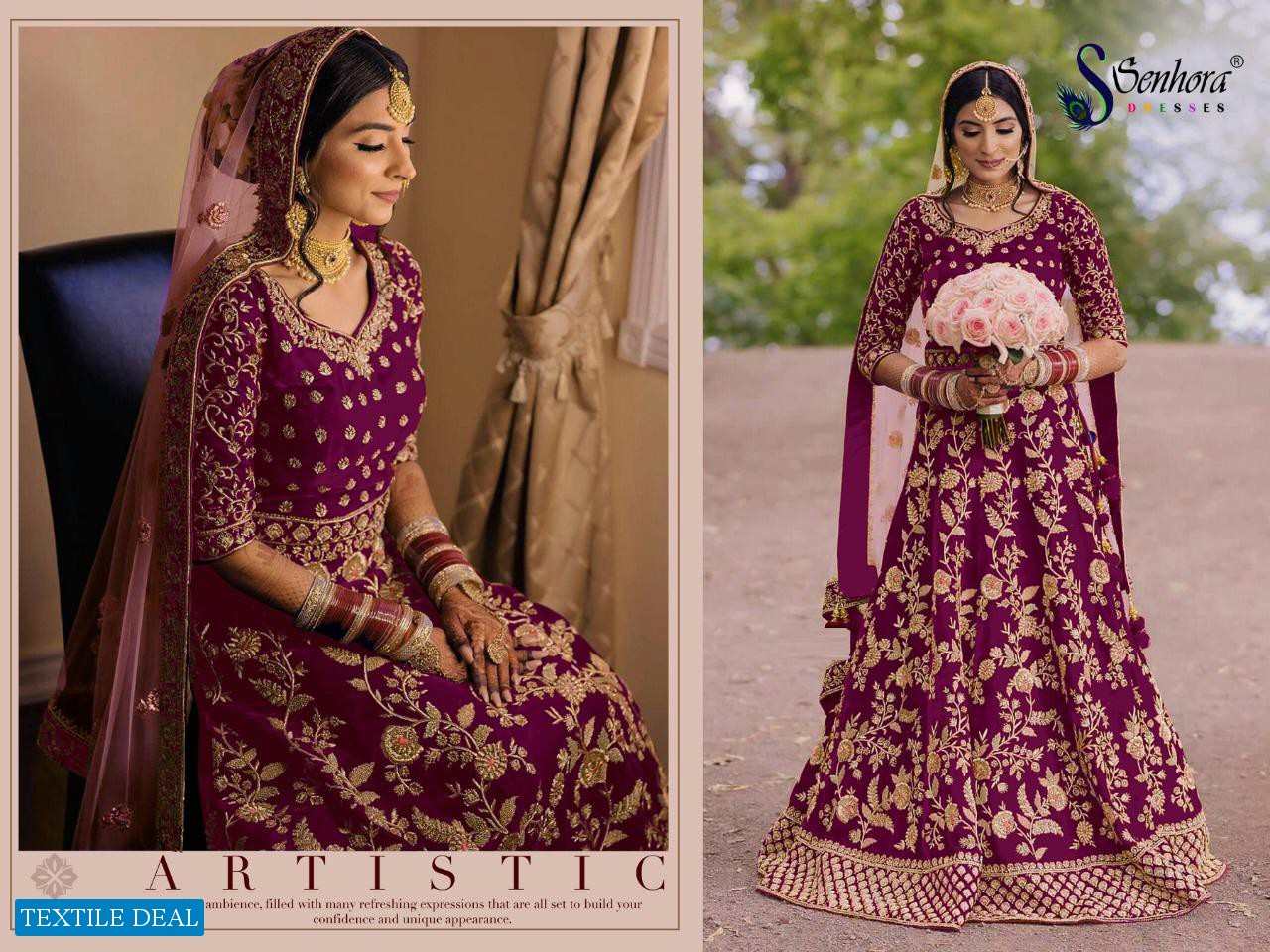 Senhora Fiza Vol-22 Wholesale Anarkali Salwar Kameez