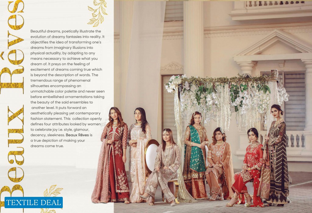 Serene Premium Embroidered Beaux Reves Vol-10 Branded Pakistani Salwar Kameez