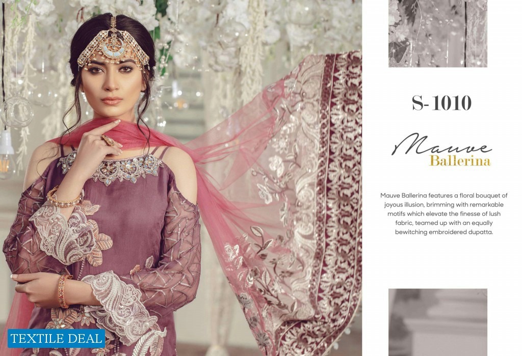 Serene Premium Embroidered Beaux Reves Vol-10 Branded Pakistani Salwar Kameez