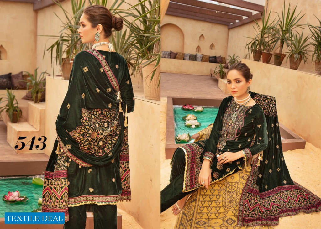 Shaista Luxury Velvet Collection Wholesale Luxury Pakistani Catalog