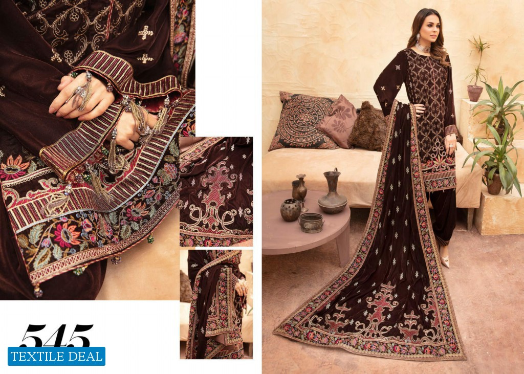 Shaista Luxury Velvet Collection Wholesale Luxury Pakistani Catalog