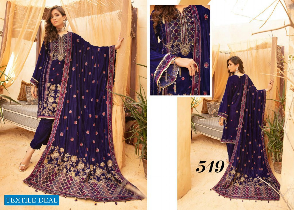 Shaista Luxury Velvet Collection Wholesale Luxury Pakistani Catalog