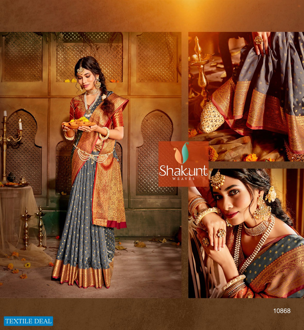 Shakunt Manmohini Wholesale Shopping Silk Ethnic Saree