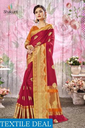 Shakunt Miraya Wholesale Weaving Silk Sarees