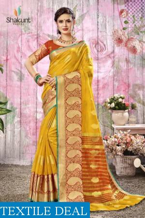 Shakunt Miraya Wholesale Weaving Silk Sarees