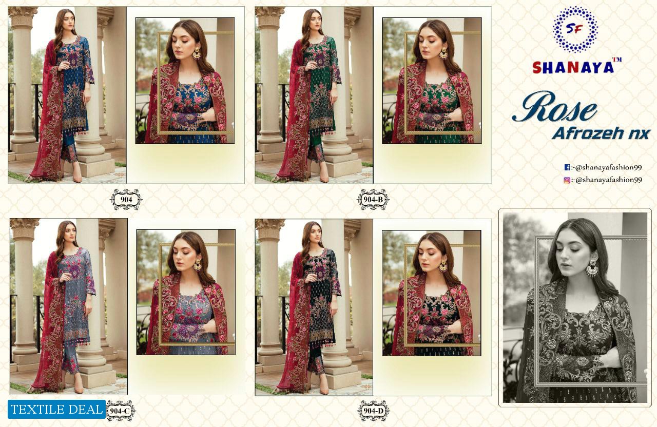 Shanaya Rose Afrozeh Nx Wholesale Pakistani Salwar Kameez