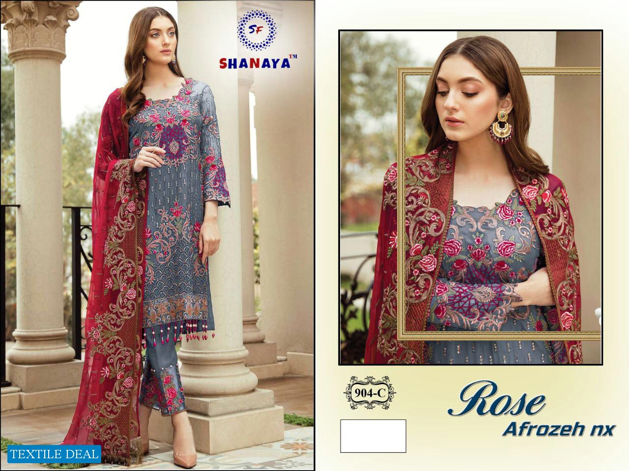 Shanaya Rose Afrozeh Nx Wholesale Pakistani Salwar Kameez