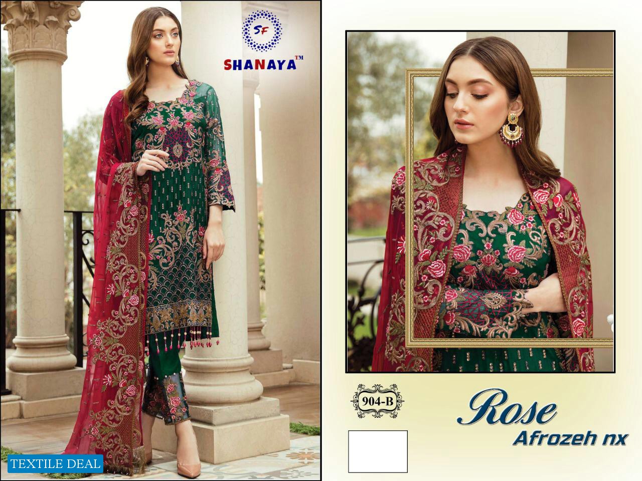 Shanaya Rose Afrozeh Nx Wholesale Pakistani Salwar Kameez