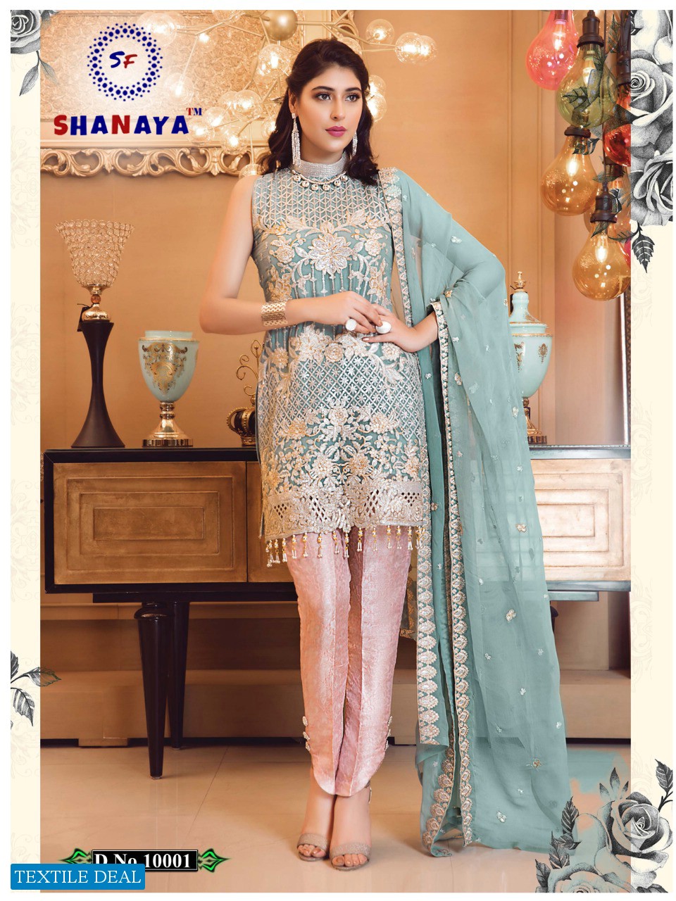 Shanaya Rose Blossom Wholesale Shopping Pakistani Salwar kameez