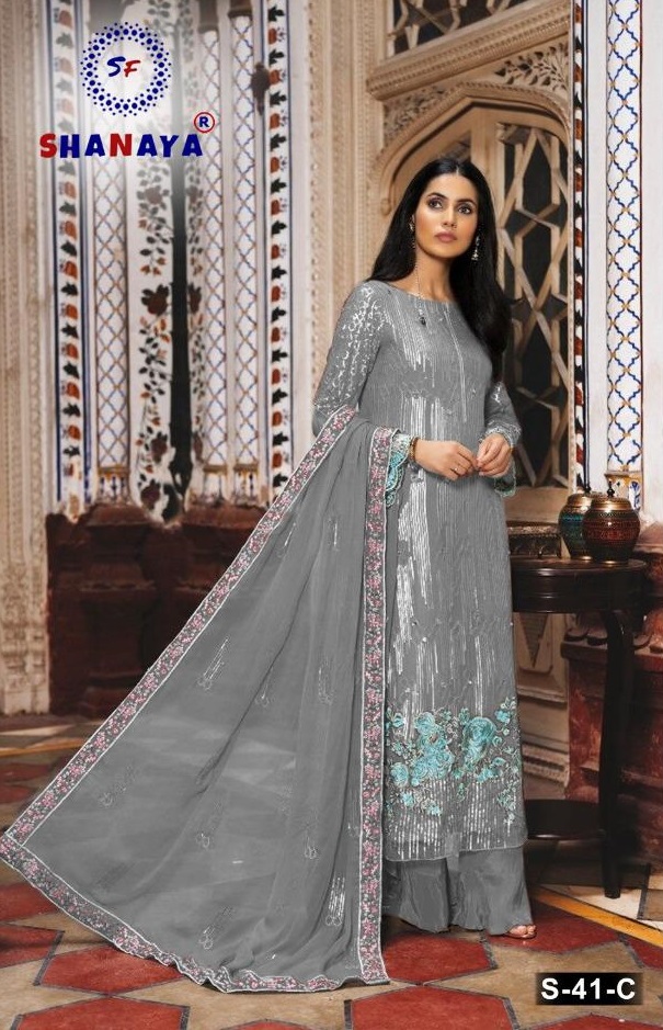 Shanaya Rose S-41 Colour Wholesale Pakistani Dress