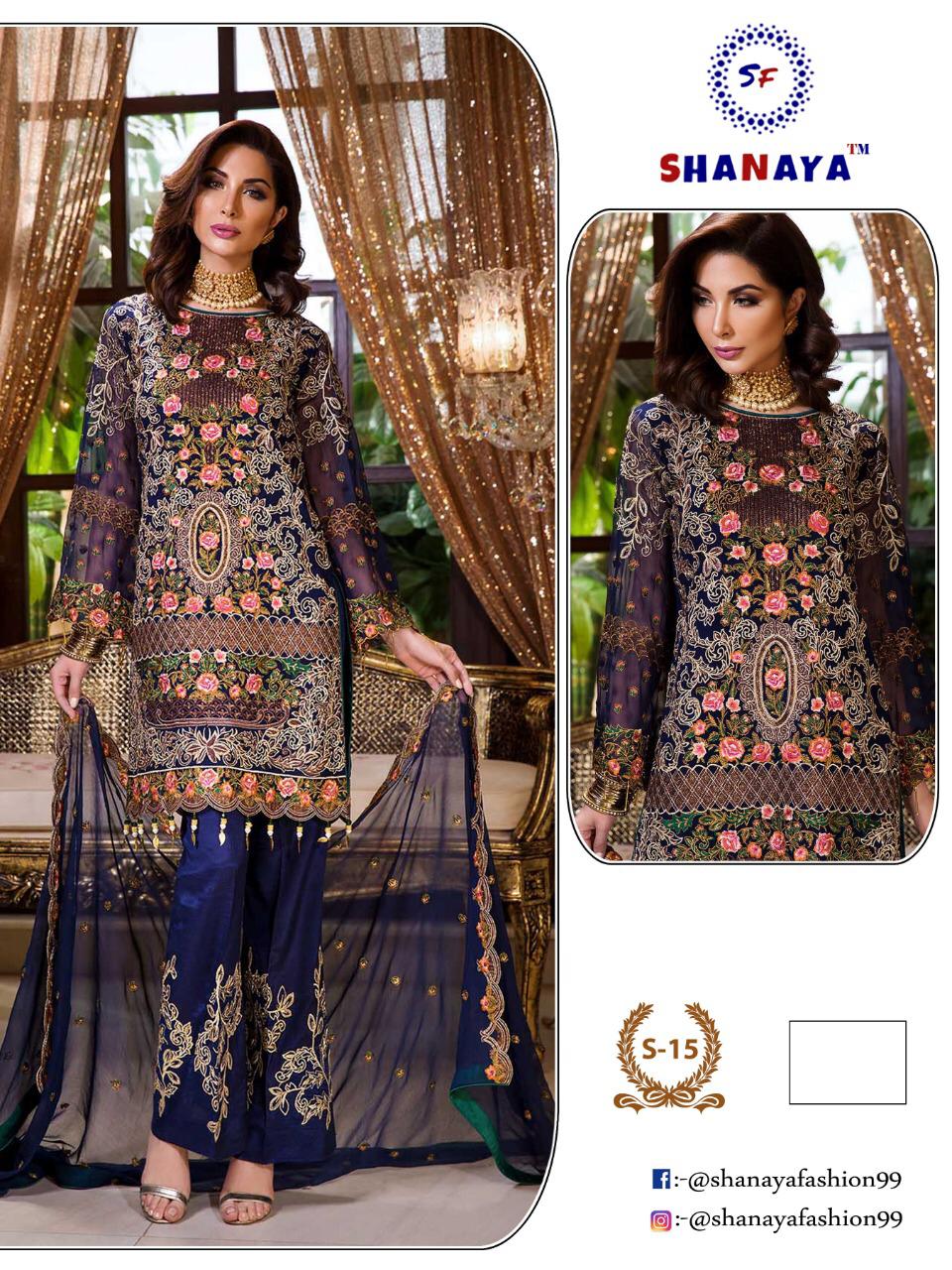 Shanaya S-15 Wholesale pakistani Concept Dress